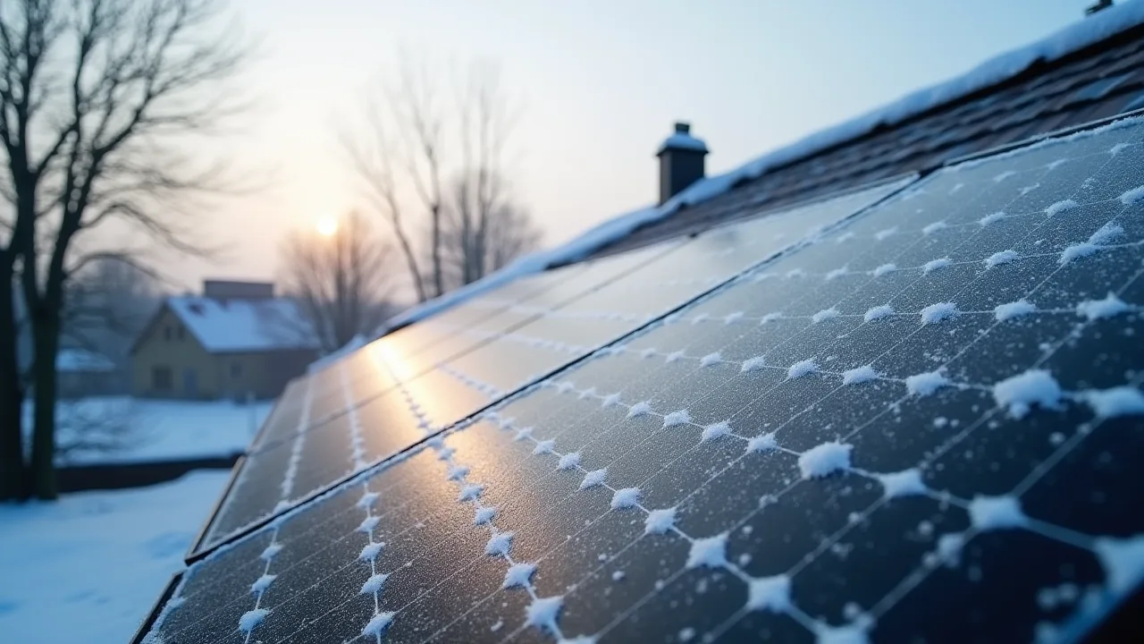 Panneau solaire en hiver : quelle production par temps couvert ?