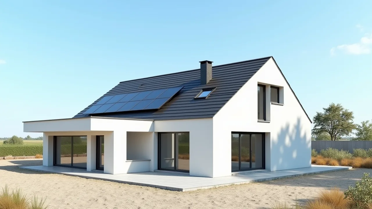 Panneaux solaires et maison neuve RE2020 : intégrer le solaire dès la construction