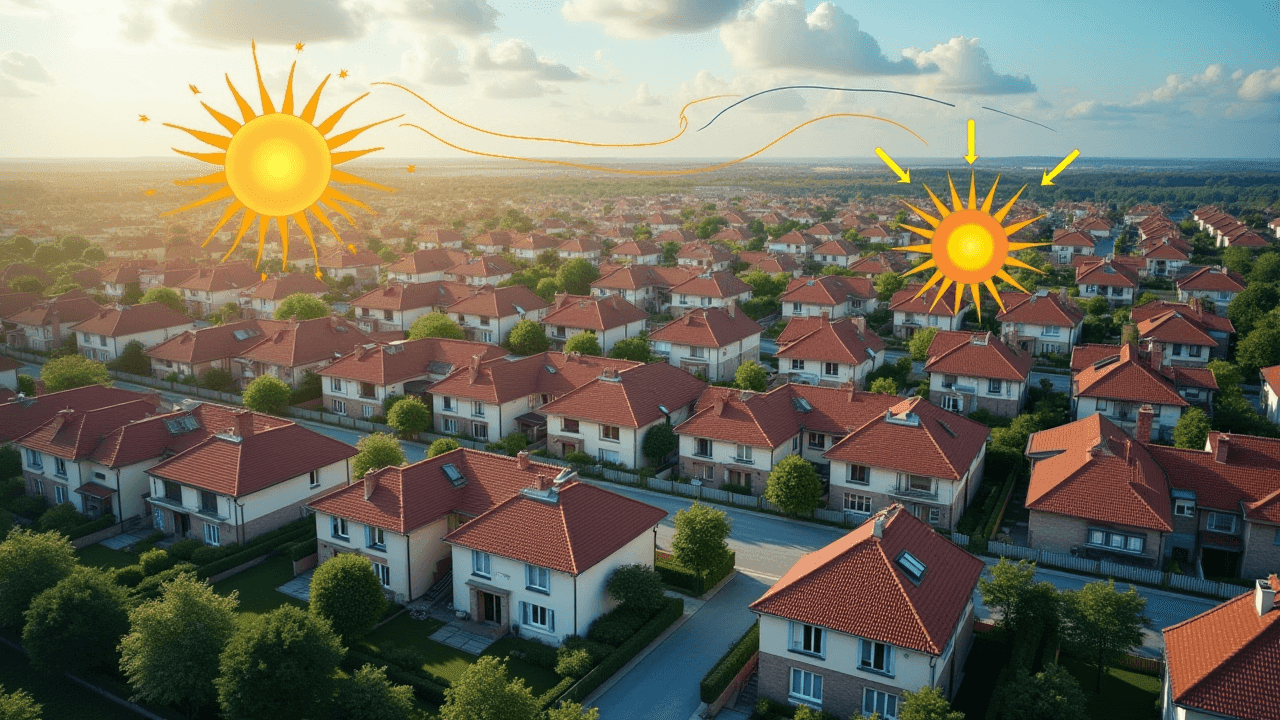 Illustration article : Orientation et inclinaison des panneaux solaires : guide optimal