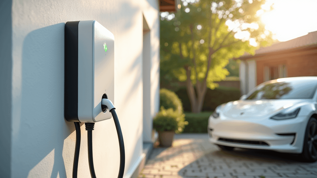 Solution panneaux solaires : Borne de recharge solaire