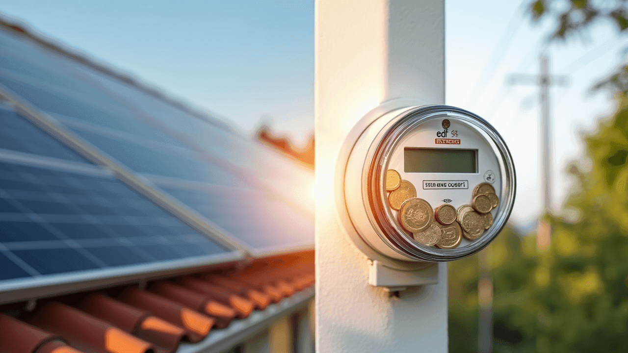 Solution panneaux solaires : Revente de surplus EDF OA